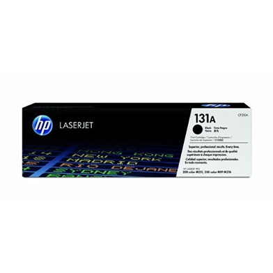 HP CF210A 131A Black Toner Cartridge (1,600 pages)